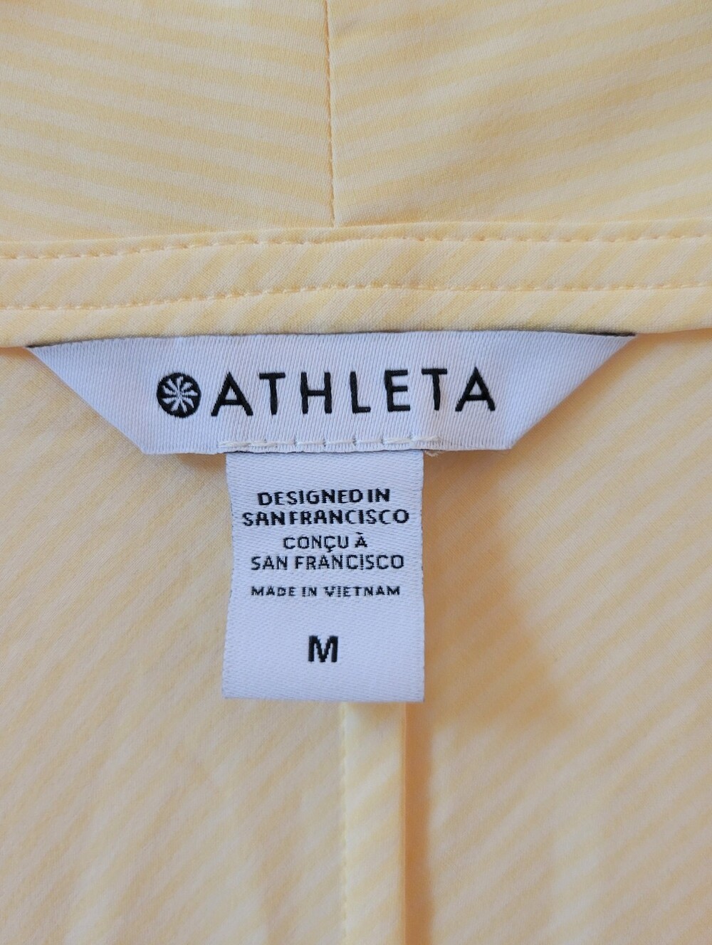 Athleta Light Yellow Newport Wrap Dress - Picture 3 of 6